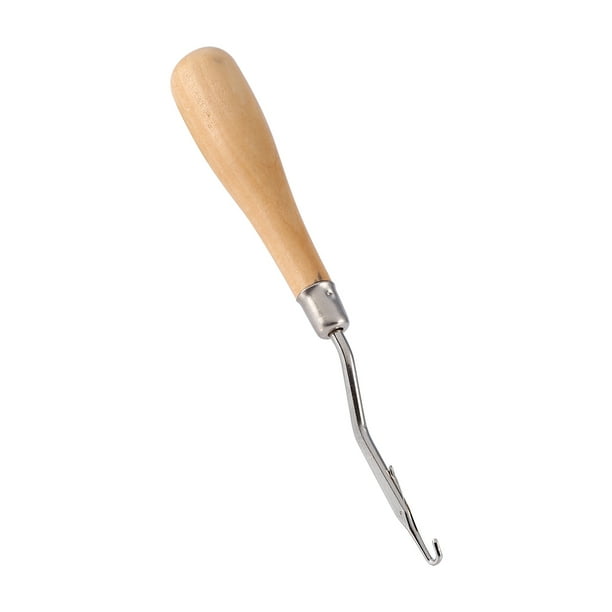 Crochet Needle Latch Hook with Wooden Handle Craft/Hair Extension Hook6.22" Long Crochet Needle Latch Hook with Wooden Handle Craft/Hair Extension Hook6.22" Long